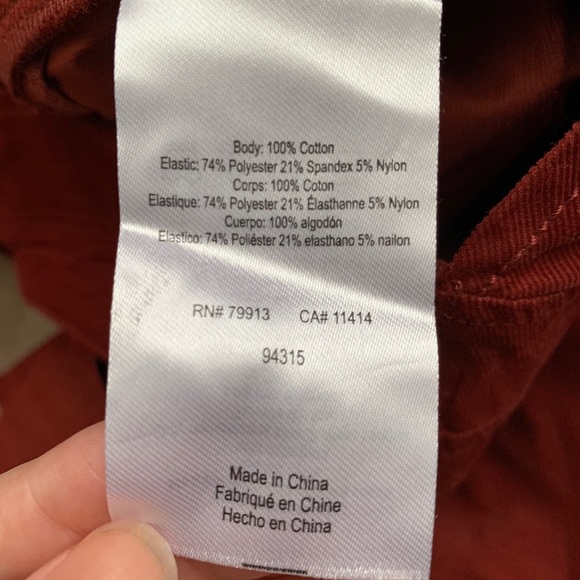 Mimi Maternity Corduroy Overalls NWT - Picture 7 of 7